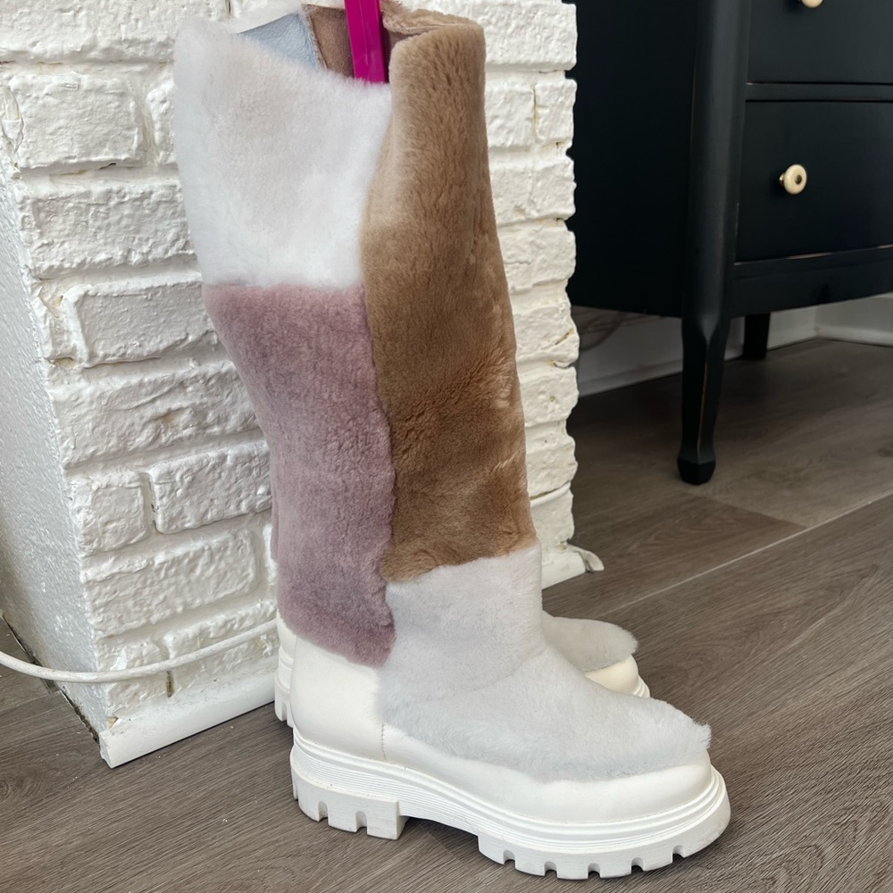 Free People Happy Thoughts Fur Boots